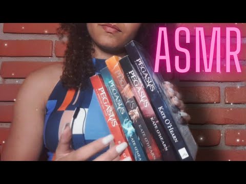 ASMR Book tapping, Page Turning, Scratching (long nails)