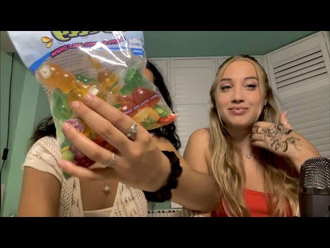 ASMR Jelly Fruit (warning some parts are loud)