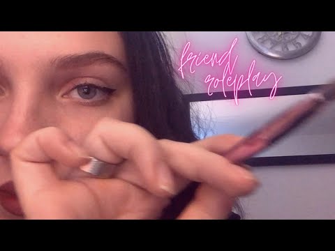 ASMR | BEST FRIEND DOES YOUR MAKEUP ROLEPLAY 💄