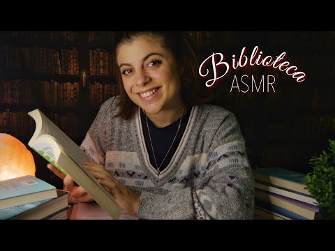 AMICA TI CONSIGLIA LIBRI SELF-HELP📚 biblioteca roleplay (flipping page, whispering) ASMR ITA
