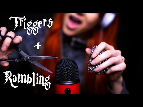 🗪 ASMR - RAMBLING & TRIGGERS 🗪 mix of triggers while I whisper you to sleep with stories