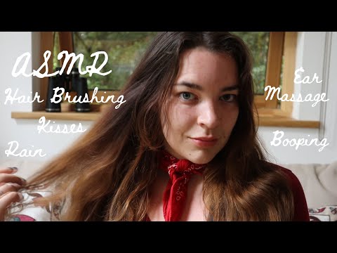 ASMR All My Attention!💋 Up-close Kisses, Ear Massage and Booping [Binaural]