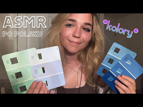 ASMR in Polish/Po Polsku | Analiza Koloru: jaki jest twój ulubiony kolor? *gentle whispers*