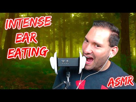ASMR - Intense Ear Eating In The Forest