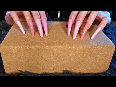 ASMR Cork Scratching with Long Nails | Scratchy Tapping | No Talking