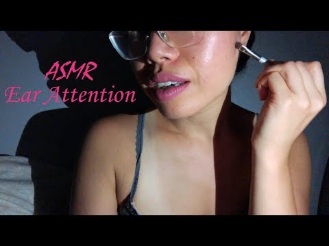 ASMR *Delicately Intense* Ear Attention! Ear K💋sses & Ear/ Face Brushing 4 U (Camera Mic Brushing)