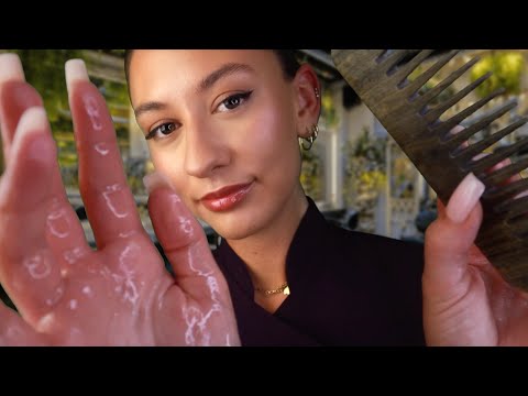 ASMR Scalp Treatment, Scalp Massage & Hair Wash Roleplay for Sleep 😴🌱~personal attention roleplay
