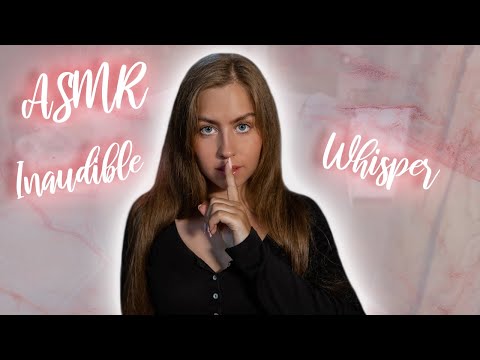 [ASMR] INAUDIBLE WHISPER👂🏽 & Mouth Sounds👄 Close Up Ear To Ear Sound✨