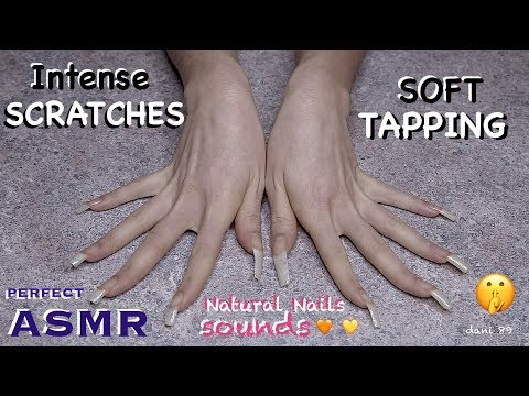 👐🏻 My Perfect ASMR 🎧 Natural Nails on TABLE! ♥️ intense SCRATCHES & soft TAPPING! ♥️