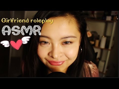 Girlfriend roleplay ASMR | Intense kiss sound | personal attention | Mouth sound