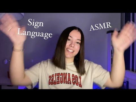 ASMR | Singing “Adore You” and doing Sign Language
