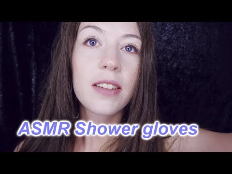 ASMR SOAPY EAR MASSAGE WITH SHOWER GLOVES // WHISPERING