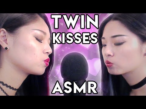 [ASMR] Twin Kissing Sounds 1 Hour (No Talking)