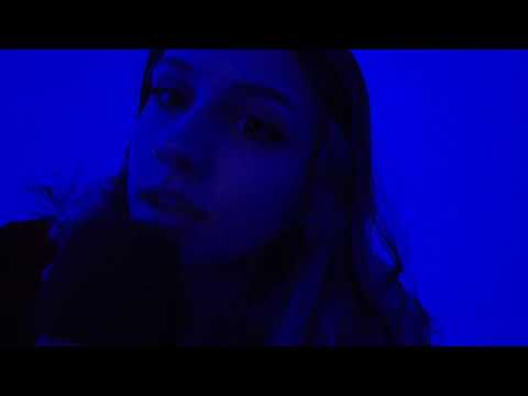 ASMR Blue Vibes | Whispered Rambling, Kisses, Mouth Sounds