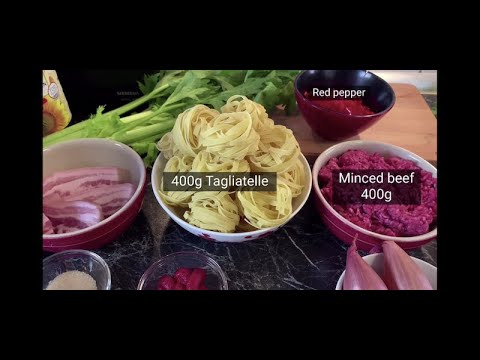 Julia’s Vlog: Julia Kotaku Cooking Tagliatelle Bolognese WITHOUT TOMATO SAUCE #cookingshow Recipe