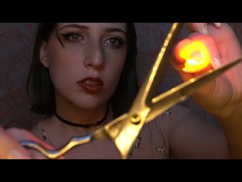 I can SEE your negative energy! I'll cut it away for you | ASMR | Light Triggers, Snipping, Plucking