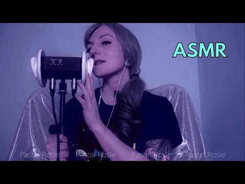 ASMR Dark Mode ☔ Rainy Day Mouth Sounds and Breathing 💤 PASTEL ROSIE