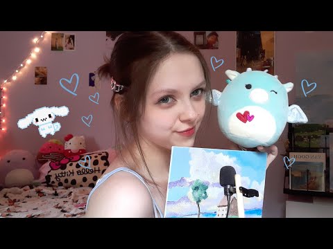 ASMR blue triggers to help you sleep, tingle, and relax 🐦🦋 (whispering)