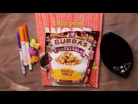 PIONEER VILLAGES WORD SEARCH BOURBON VANILLA  ASMR EATING SOUNDS