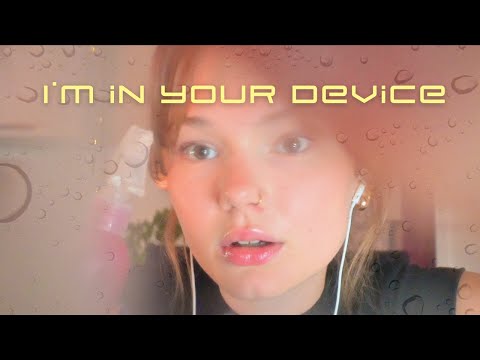 ASMR cleaning your screen from the inside (whispered, foam, hand movements, spraying sounds)