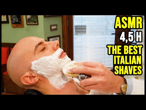 SLEEP with THE BEST ITALIAN BARBER SHAVES COLLECTION by ASMR BARBER 💈 ASMR 4,5 HOURS 💈