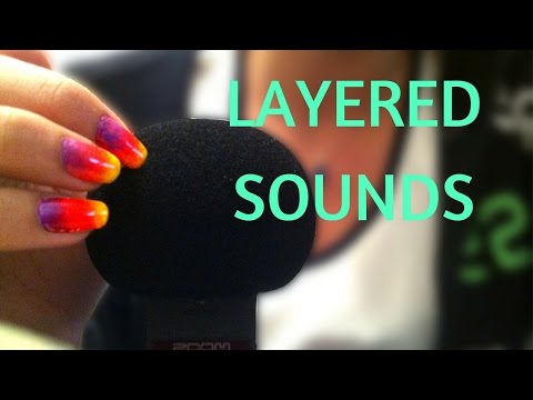 ASMR Scratching the Mic with Layered Sounds 💋