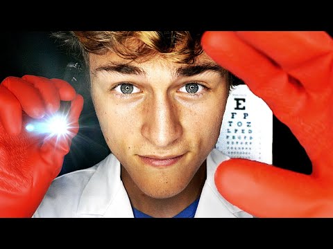 ASMR EYE EXAM ROLEPLAY | Follow The Light, Whispering, Personal Attention
