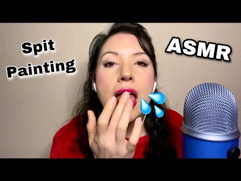 ASMR Spit Painting y Saludos