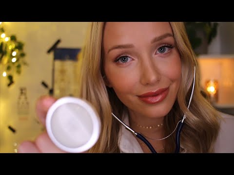 ASMR Doctor Exam & X Ray | typing, gloves, tracing, personal attention...