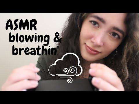 ASMR 🌬️ Blowing and Breathing to help drift you to sleep
