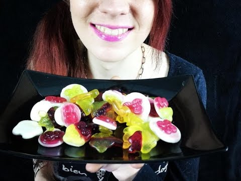 ASMR | NAUGHTY FRUIT CANDY FACES | NIMM2 LACHGUMMI HEROES (No Talking) | Eating Sounds