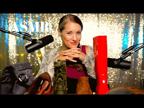 👡 Trying on my boot collection 👢 ASMR