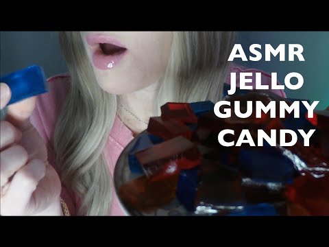 ASMR JELLO Gummy Candy | Amazing Sounds | Whispered Chit Chat
