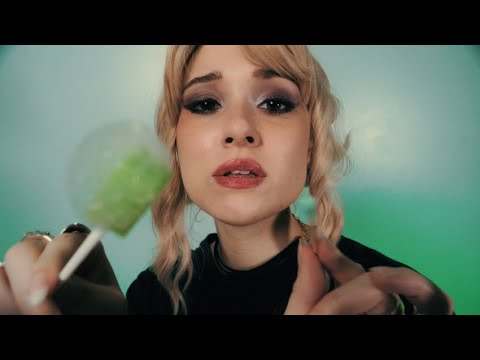 ASMR There's Something In Your Eye! 👀 Grunge Girl, Gum Chewing, Close Attention, Ring Sounds