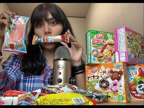 ASMR ESPAÑOL- Probando dulces japoneses! -Mouth sounds-