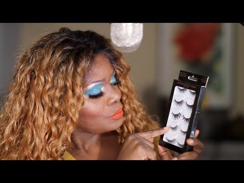 Makeup Beauty Eyelash Haul ASMR Trigger & Unboxing Chewing Gum