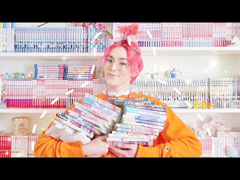 [ASMR] Japanese Manga Haul Gentle Unboxing w Book Tapping, Plastic Crinkling, Bubble Wrap, Whispers
