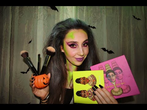 (ASMR) Beetlejuice Does Your Make Up (getting  you ready for a Halloween party🎃)