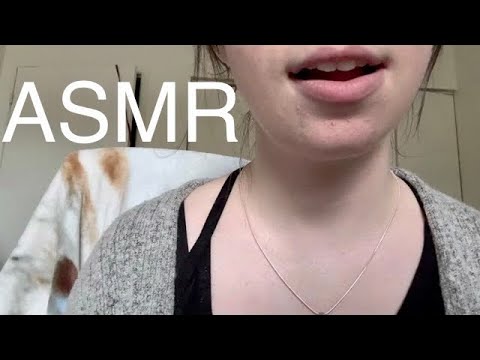 ASMR Gum chewing Whisper & Mouth Sounds ☺️🎧