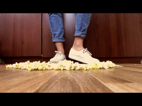 Popcorn Crushing! | Azumi ASMR | Keds Original Champion