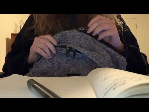 ASMR Studying With A Friend Roleplay (Lots Of Zipper Sounds) | James’ Custom Video