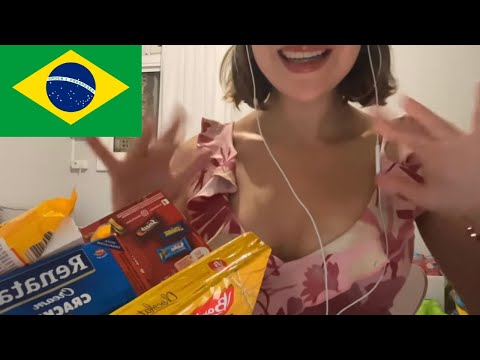 ASMR- Inglesa experimentando comida brasileira e respondendo suas perguntas🇧🇷🇧🇷🇧🇷🇧🇷 PARTE 2