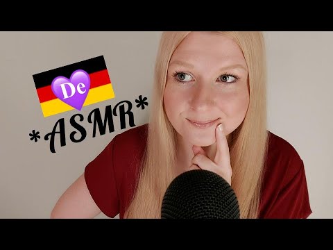 *ASMR* Ich versuche DEUTSCH zu sprechen! (Flüstern!)💖 I try to speak German! (Whisper!)😛