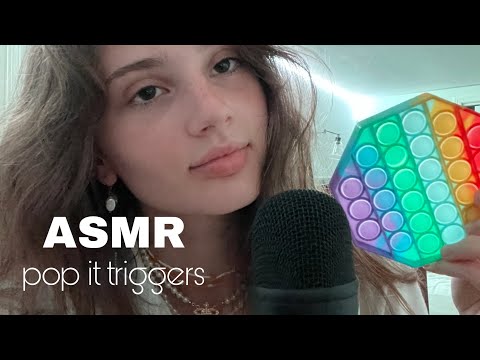 ASMR playing with a pop it and rambles