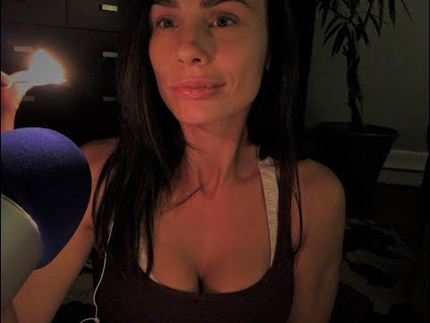 ASMR- PLAYING WITH FIRE. LIGHTING MATCHES AND BLOWING THEM OUT.