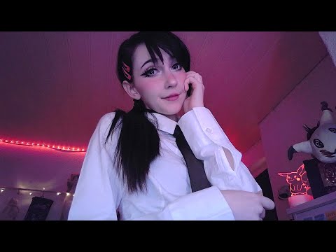 ASMR ☾ Kobeni is here for you ❤️ affirmations & ear massage on my lap | cosplay roleplay