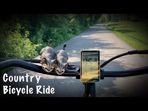 Can a bike ride give you ASMR?  Find out! (No talking only) Country ride on an Electric bike.
