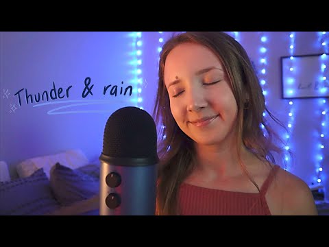 Visual ASMR in a thunderstorm 🌧️