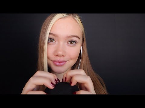 ASMR| MIC SCRATCHING INAUDIBLE WHISPERS WITH MOUTH SOUNDS