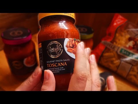 Grocery Store Samples Roleplay ASMR (Pasta Sauces)